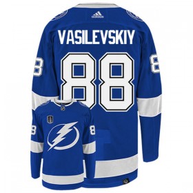 Tampa Bay Lightning Hockeydrakt Andrei Vasilevskiy 88 Stanley Cup 2022 Blå Adidas Authentic - Herre